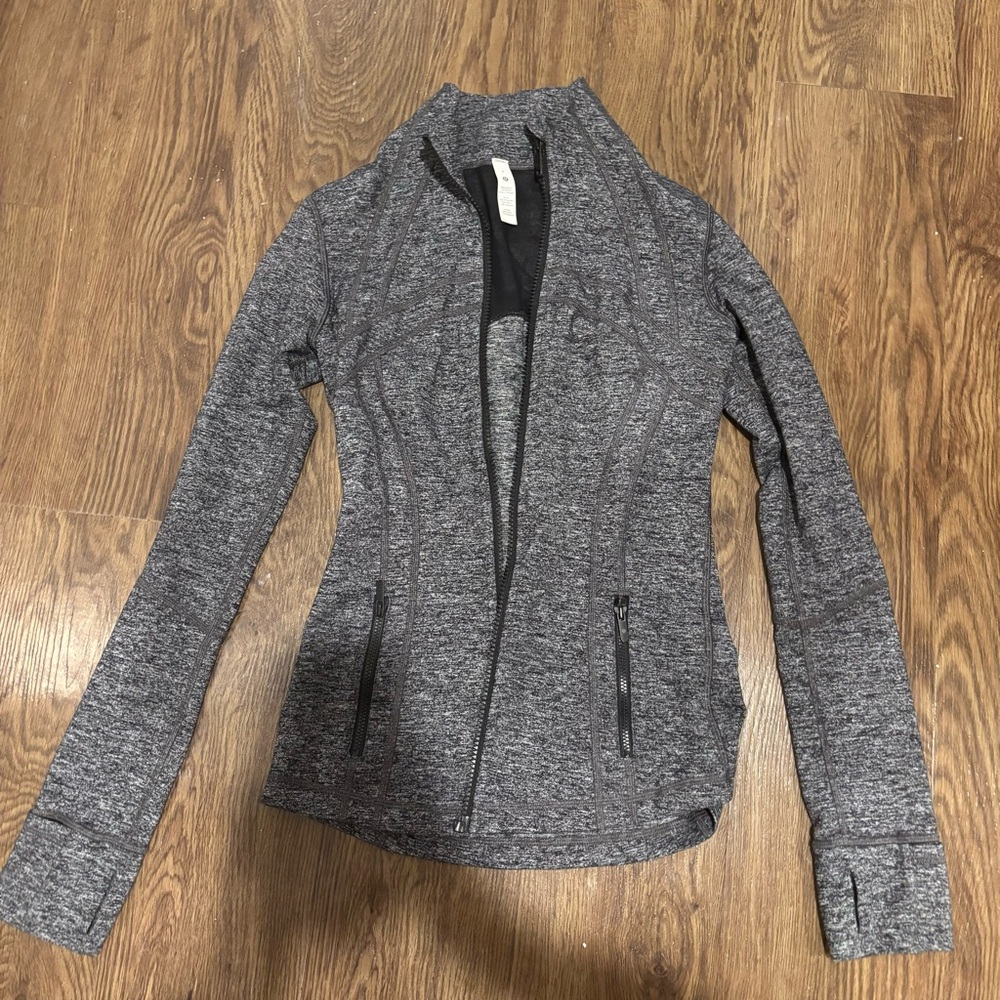 Lululemon Define Jacket Heathered Black Size 4